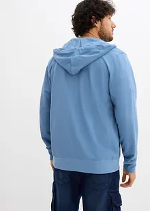 Kapuzen-Sweatjacke mit recyceltem Polyester, bonprix