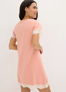 Nachthemd mit Spitze aus Bio-Baumwolle, bonprix