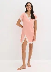 Kurzes Nachthemd mit zarter Spitze, bonprix