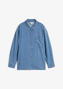 Oversized Jeanshemd aus Bio-Baumwolle, bonprix