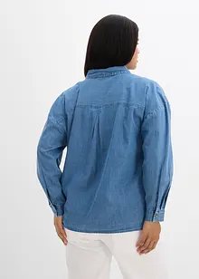 Oversized Jeanshemd aus Bio-Baumwolle, bonprix