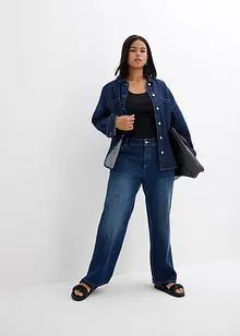 Oversized Jeans-Overshirt aus Bio-Baumwolle, bonprix