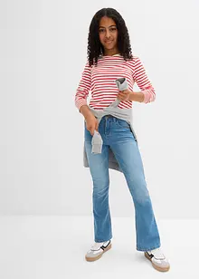 Flared-Jeans Mid Waist, bonprix