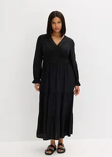 Maxikleid mit Spitze aus reiner Spitze, bonprix
