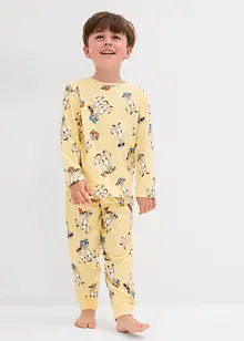 Pyjama aus reiner Bio-Baumwolle (4-tlg. Set), bonprix