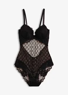 Body mit zierendem Mesh, bonprix