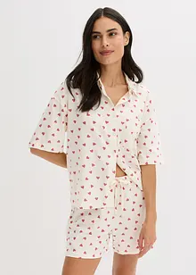 Shorty aus Flammgarn, oversized, bonprix