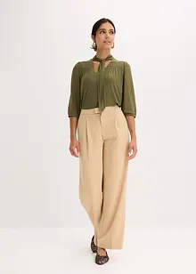 Mesh-Shirt mit Schluppe, bonprix
