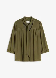 Mesh-Shirt mit Schluppe, bonprix