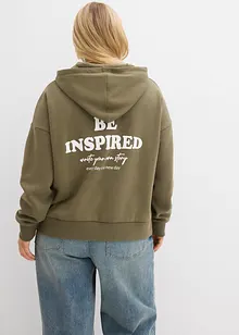 Oversize Hoodie aus weichem Baumwoll-Mix, bonprix