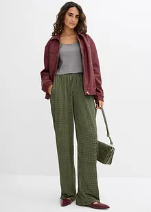 Jersey-Hose aus strukturiertem Crêpe, bonprix