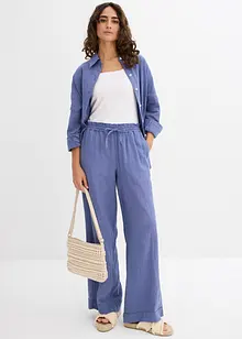 Oversize-Hemd aus luftigem Musselin, bonprix