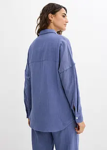 Oversize-Hemd aus luftigem Musselin, bonprix