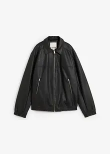 Oversize Lederimitat-Jacke, bonprix