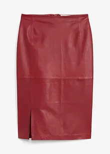 Lederrock mit Schlitz, bonprix