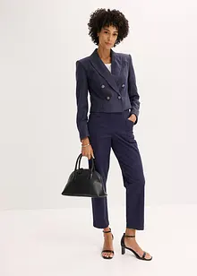 Satinhose mit Tapered Fit, bonprix