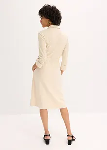 Hemdblusenkleid aus Punto di Roma, bonprix