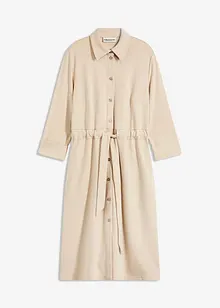 Hemdblusenkleid aus Punto di Roma, bonprix