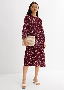 Florales Midikleid aus reiner Viskose, bonprix