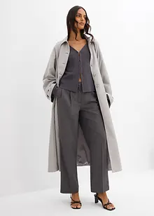 Bundfaltenhose in leichter Barrelform, bonprix
