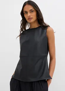 Lederimitat-Top, bonprix