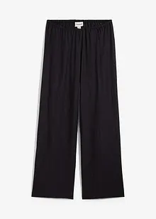 Pantalon texturé en viscose mélangée, bonprix