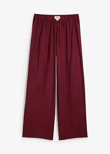 Schlupfhose aus strukturiertem Viskose-Mix, bonprix