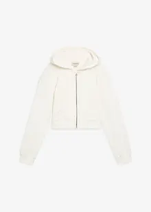 Kapuzen-Sweatjacke aus reiner Bio-Baumwolle, bonprix