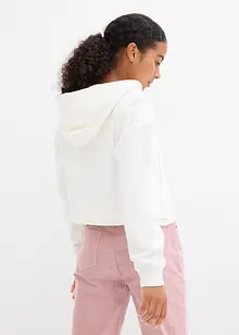 Kapuzen-Sweatjacke aus reiner Bio-Baumwolle, bonprix