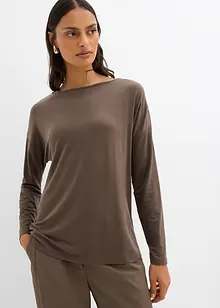 Langarmshirt aus Viskose-Mix, bonprix