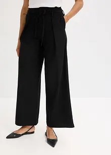 Bundfaltenhose mit Bindeband, bonprix
