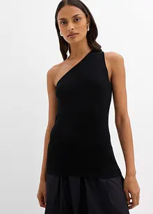 Off-Shoulder Stricktop aus Viskose-Mix, bonprix
