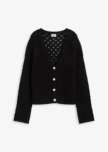 Ajour-Strickjacke, bonprix