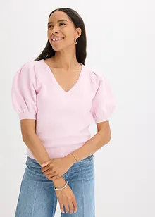 Pullover mit Kurzarm, bonprix
