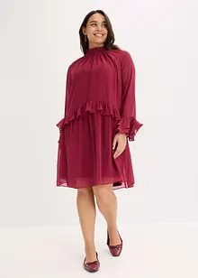 Chiffonkleid mit Volants, bonprix