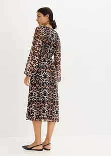 Midikleid aus softem Mesh, bonprix