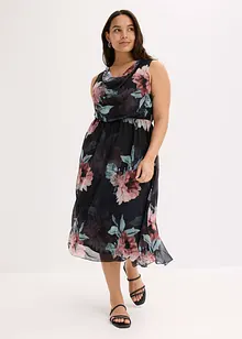 Midikleid aus softem Mesh, bonprix