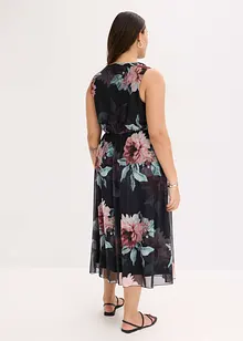 Midikleid aus softem Mesh, bonprix