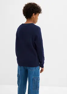 Pull en fine maille 100% coton, bonprix