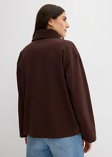 Twill-Jacke mit Cordkragen, bonprix