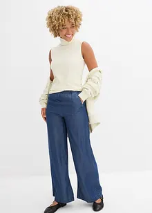 Marlenehose aus fließendem Lyocell, bonprix