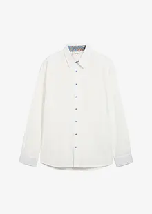 Chemise habillée 100% coton à détails contrastants, regular, bonprix