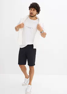 T-Shirt mit 3D-Print aus reiner Bio-Baumwolle, Loose Fit, bonprix