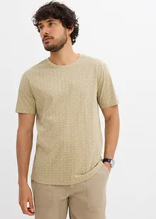 T-Shirt mit Minimalprint aus reiner Bio-Baumwolle, bonprix