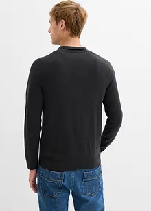 Feinstrickpullover mit reiner Baumwolle, bonprix