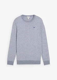 Feinstrickpullover mit reiner Baumwolle, bonprix