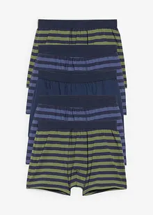 Boxershorts mit weicher Bio-Baumwolle (5er Pack), bonprix