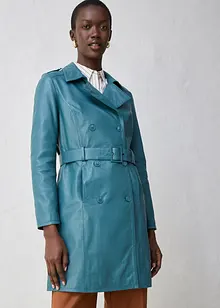 Leder-Trenchcoat, bonprix