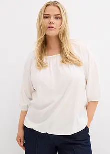 Shirtbluse aus reiner Bio-Baumwolle, bonprix