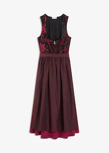 Dirndl mit Samt in Midilänge (2-tlg.Set), bonprix